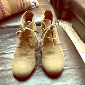 Toms booties. Gently worn in great condition.